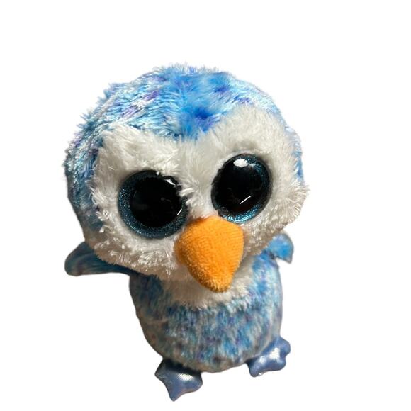 Ty Beanie Boos 6" ICE CUBE the Blue Penguin Plush Stuffed Animal - Picture 6 of 8